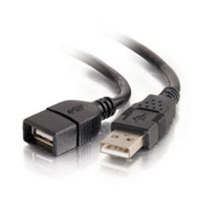 USB 2.0 Extension Cable 1 meter Black