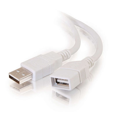 USB 2.0 Extension Cable 3 meter White - Click Image to Close