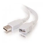 USB 2.0 Extension Cable 3 meter White (image for) USB 2.0 Extension Cable 3 meter White
