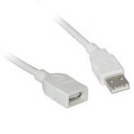 USB 2.0 Extension Cable 1 meter white (image for) USB 2.0 Extension Cable 1 meter white
